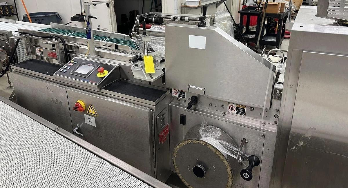 Used SHANKLIN F-1A CDA STAINLESS STEEL FOOD GRADE SIDE SEAL SHRINK WRAPPER