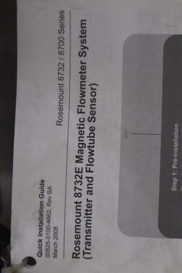 New Rosemount Pressure Transmitter Magnetic Flowmeter Sensor 8705T STOCK GF-511