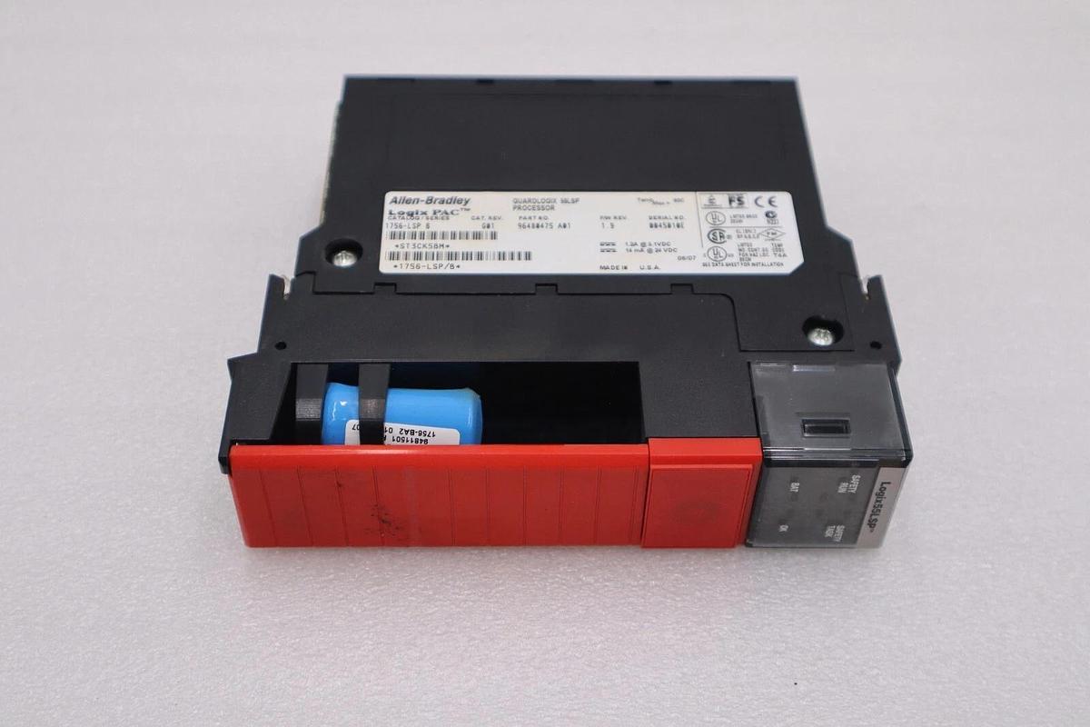 Used ALLEN BRADLEY 1756-LSP SERIES B GUARDLOGIX PROCESSOR STOCK 853C