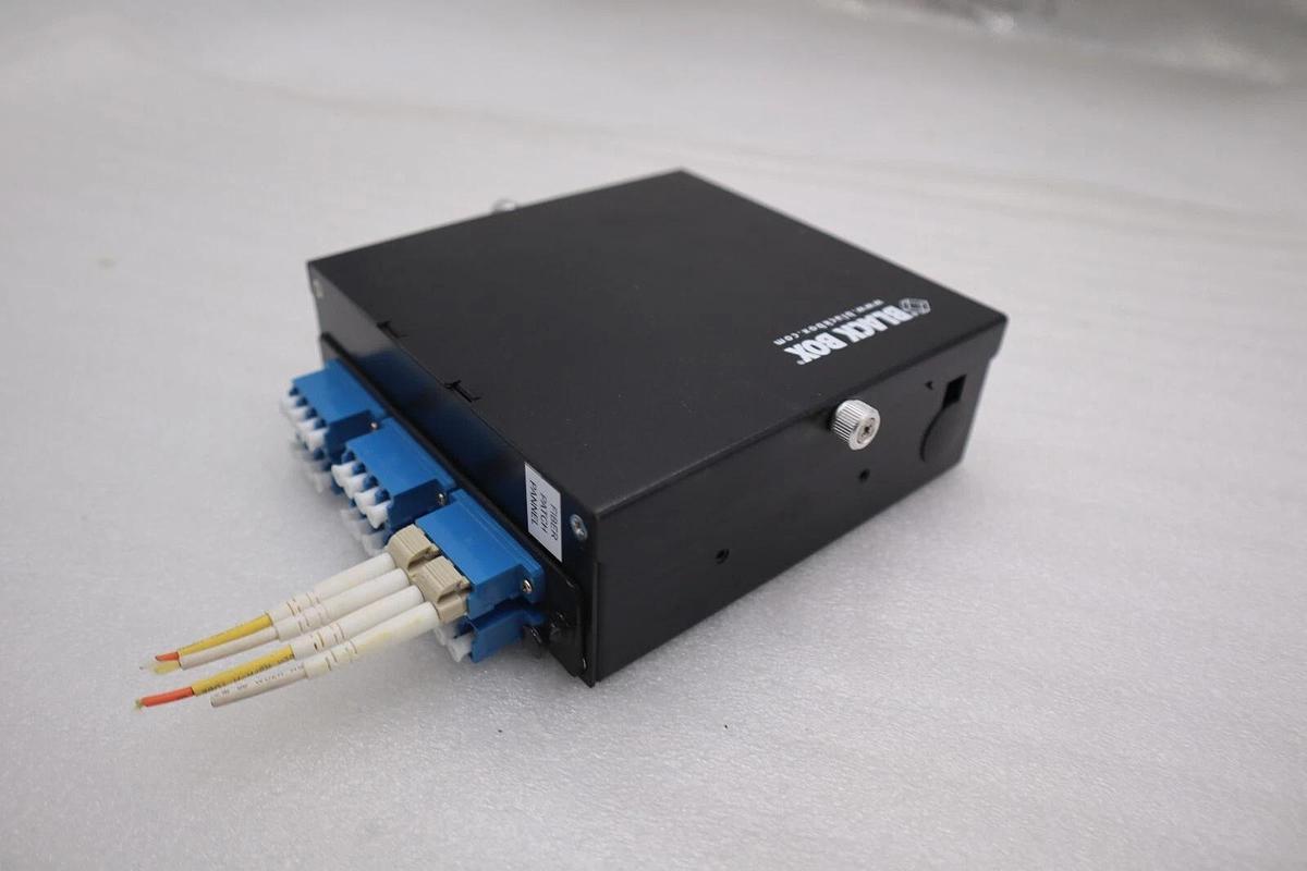 Used Black Box JPM398A JPM39 Series DIN Rail Mini Fiber Enclosure STOCK K-1118-A