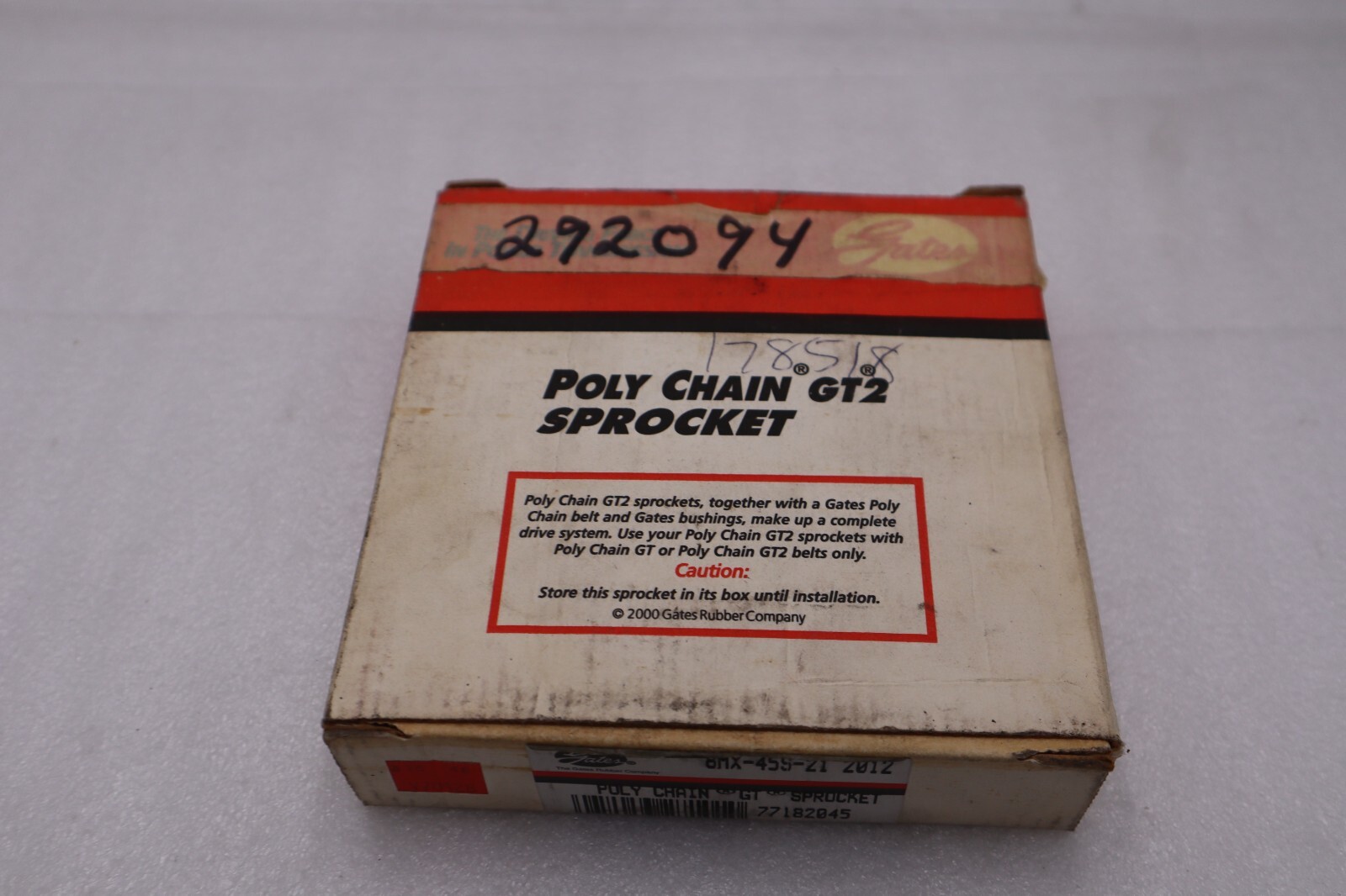 NEW GATES 8MX-45S-21 77182045 POLY CHAIN GT SPROCKET STOCK H333A