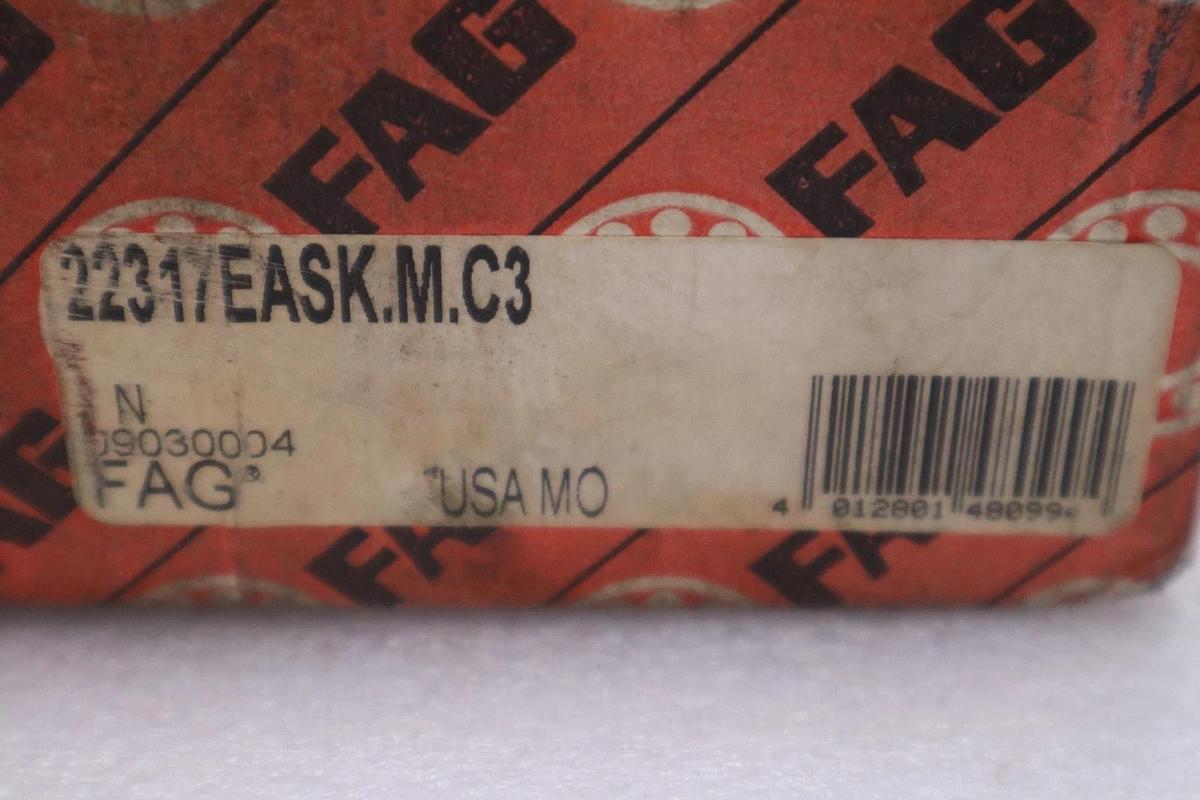 Used FAG 2231EASK.M.C3 Spherical Roller Bearing 65x140x48mm New Stock K-3234CC