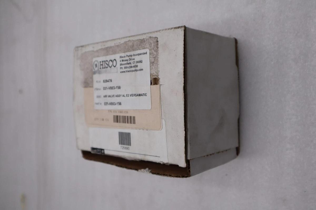NEW Versamatic Aluminum Air Valve Assembly 031.V003.156 w/ Gasket for E3 Pump