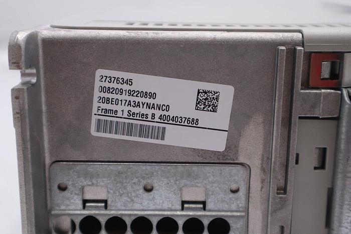 ALLEN BRADLEY 20BE017A3AYNANC0 SER B POWERFLEX 700 15 HP 600 V STOCK 2498-B