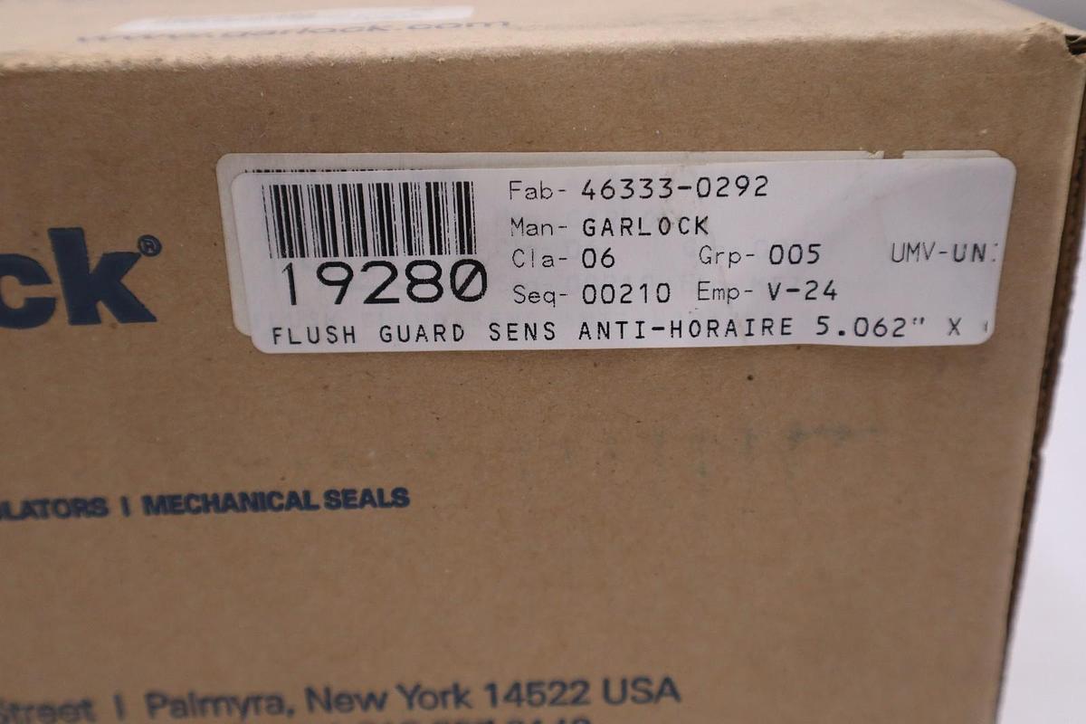 GARLOCK 46333-0292 FLUSH-GARD SEAL - NEW IN BOX - STOCK GF987