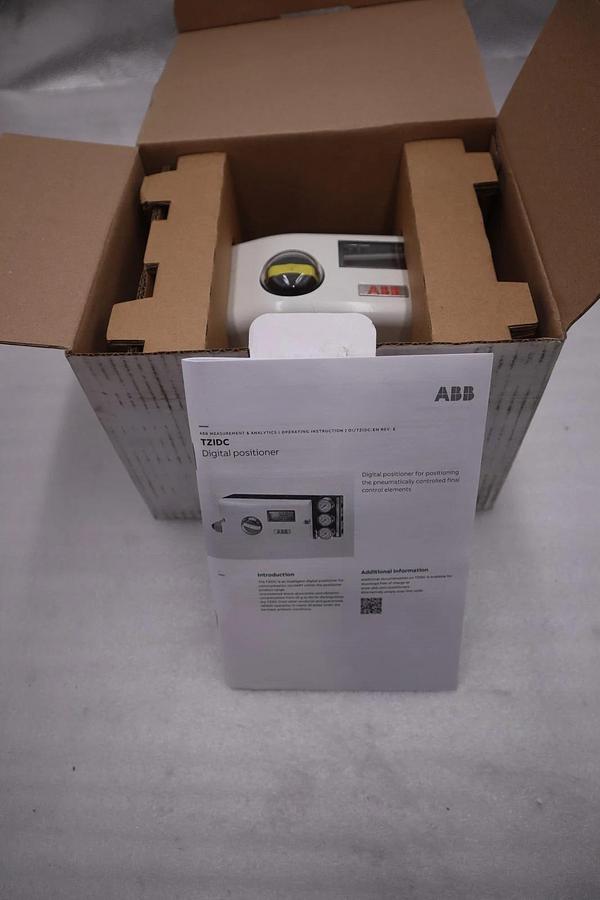 Used ABB TZIDC V18345-2022421001 ANALOG POSITION FEEDBACK VALVE CONTROL NEW #1404CC
