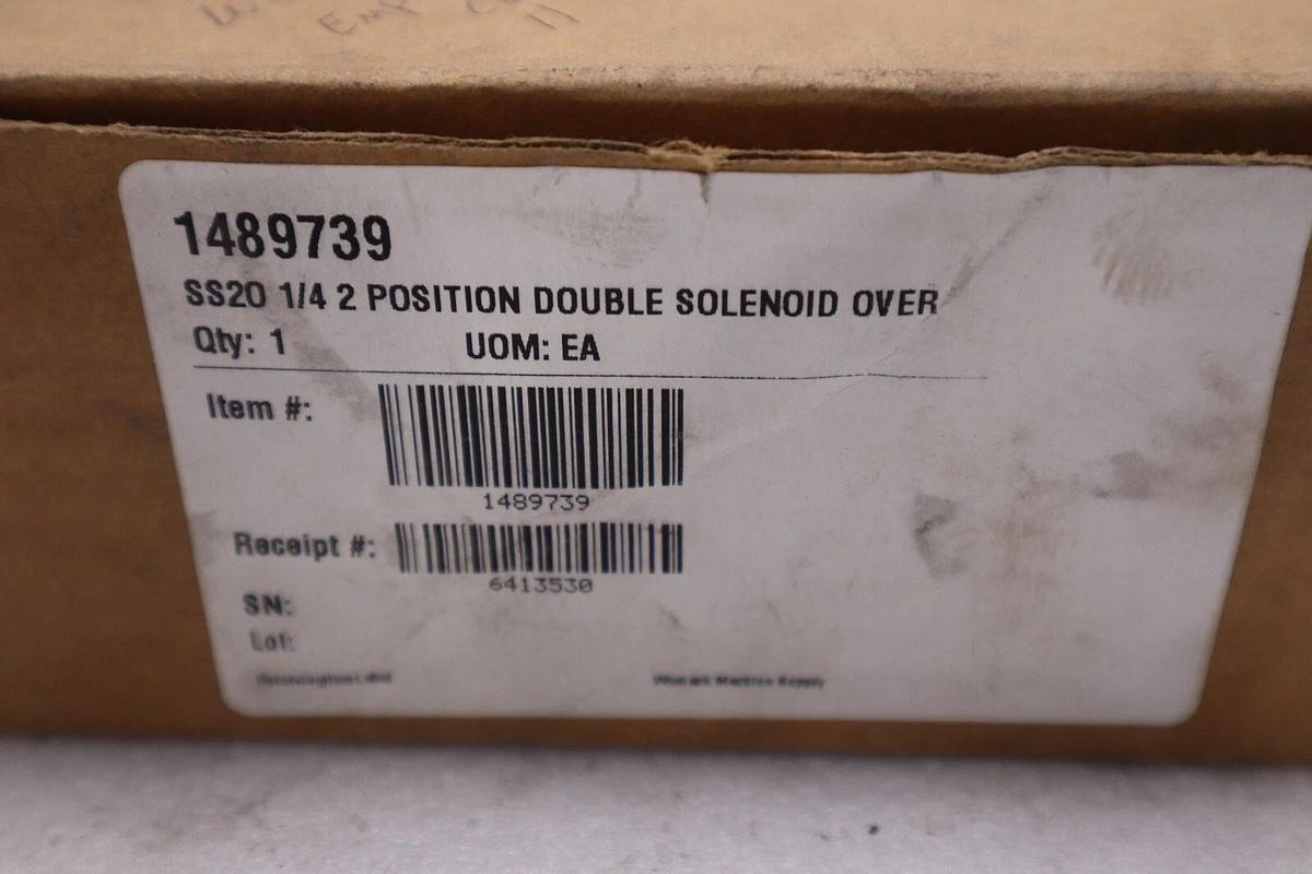 Used NEW AAA PRODUCTS SS20 SOLENOID VALVE 1/4" NPT 2 WAY NC 120V 50/60Hz #H479