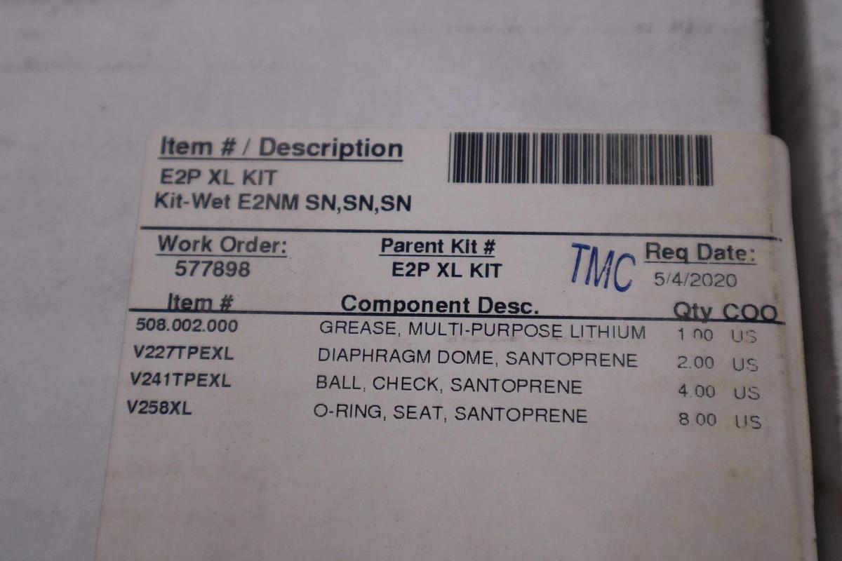 Used Versa-Matic E2P XL Kit Kit-Wet E2NM SN, SN, SN STOCK 5209CC