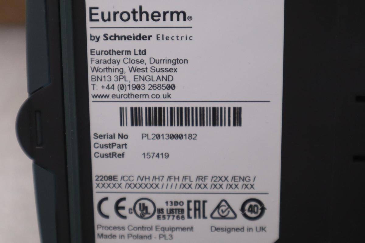Used Eurotherm Temperature Control 2208E/CC/VH/H7/FH/FL/RF/2XX/ENG NEW STOCK 6046