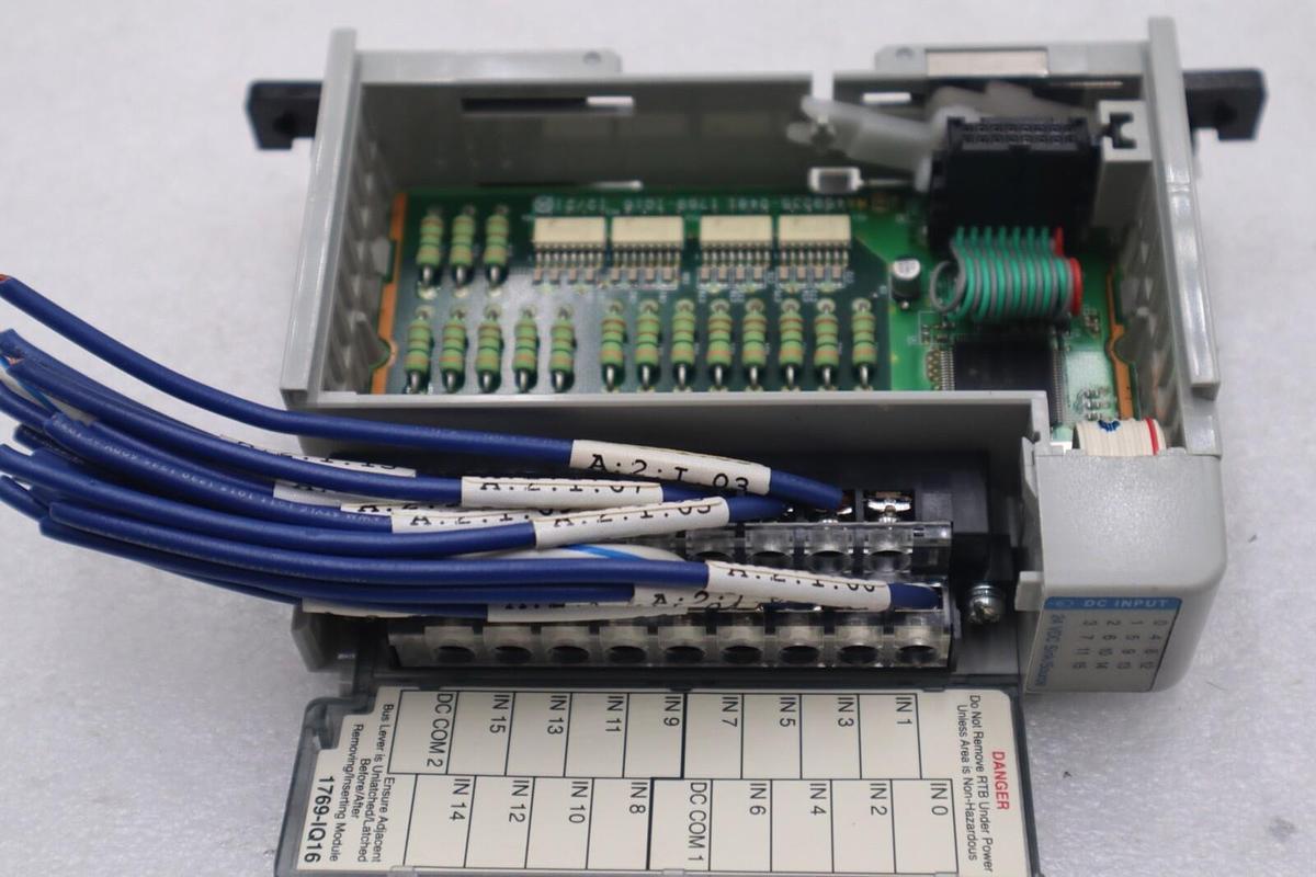 Used ALLEN-BRADLEY 1769-IQ16 SERIES A INPUT MODULE STOCK #B-1338