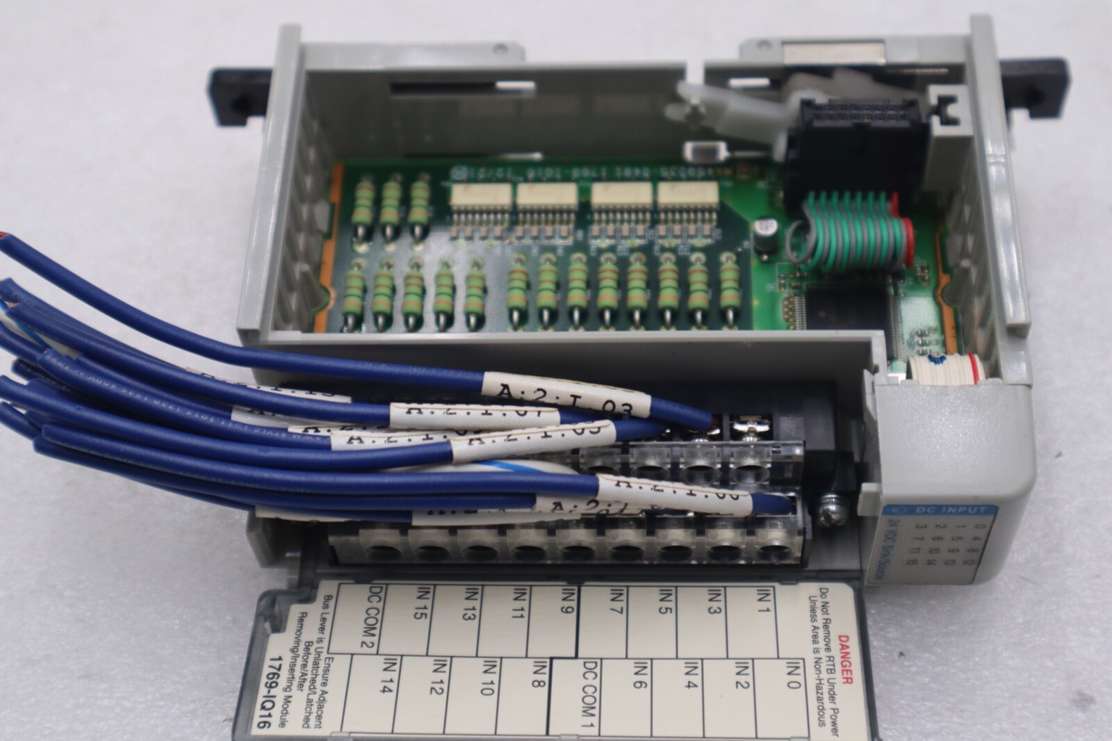 Used ALLEN-BRADLEY 1769-IQ16 SERIES A  INPUT MODULE STOCK #B-1338