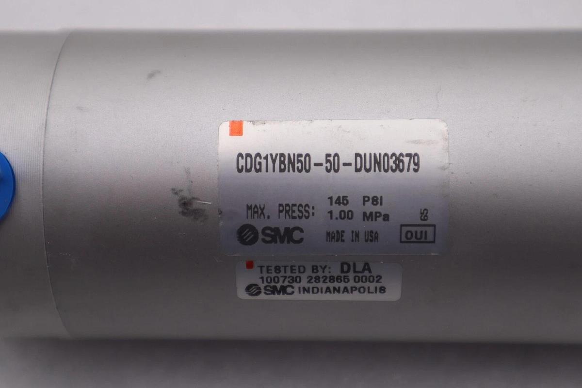Refurbished SUPLUS NEVER USED - SMC PNEUMATIC CYLINDER CDG1YBN50-50-DUN03679 STOCK 5310