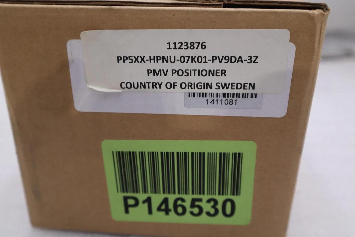 Used PMV 1123876 PP5XX-HPNU-07K01-PV9DA-3Z Pneumatic Positioner Double Acting #GF-423