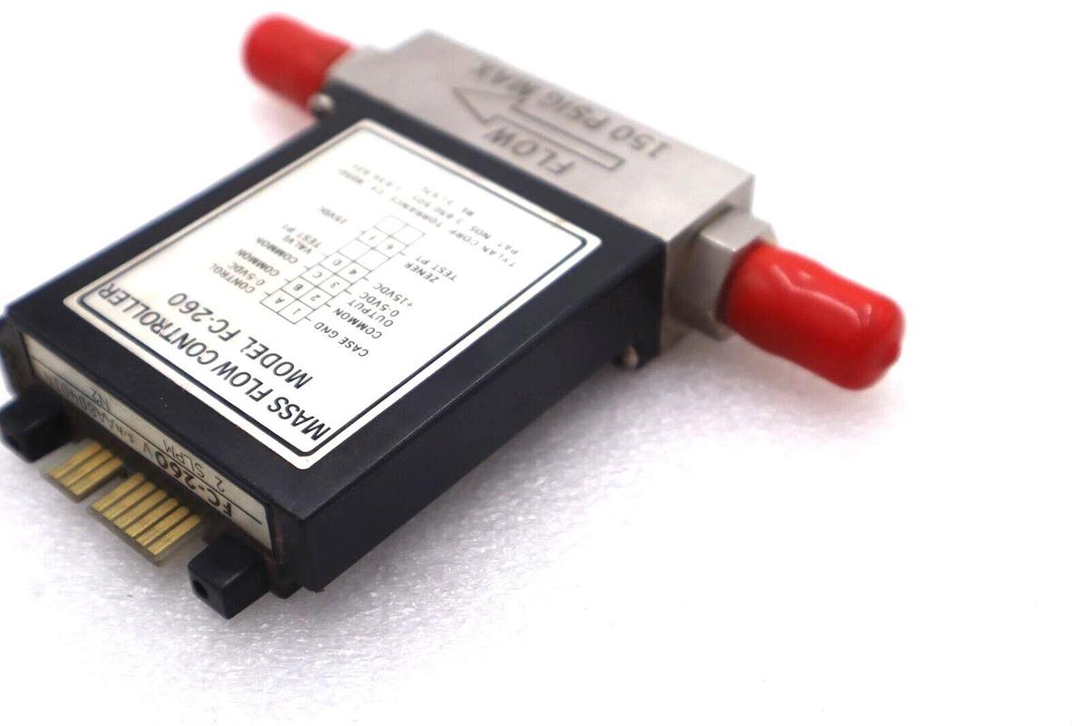 TYLAN MODEL FC-260 MASS FLOW CONTROLLER 150 PSIG MAX S/N AA804014 2 SLPM #K-1846