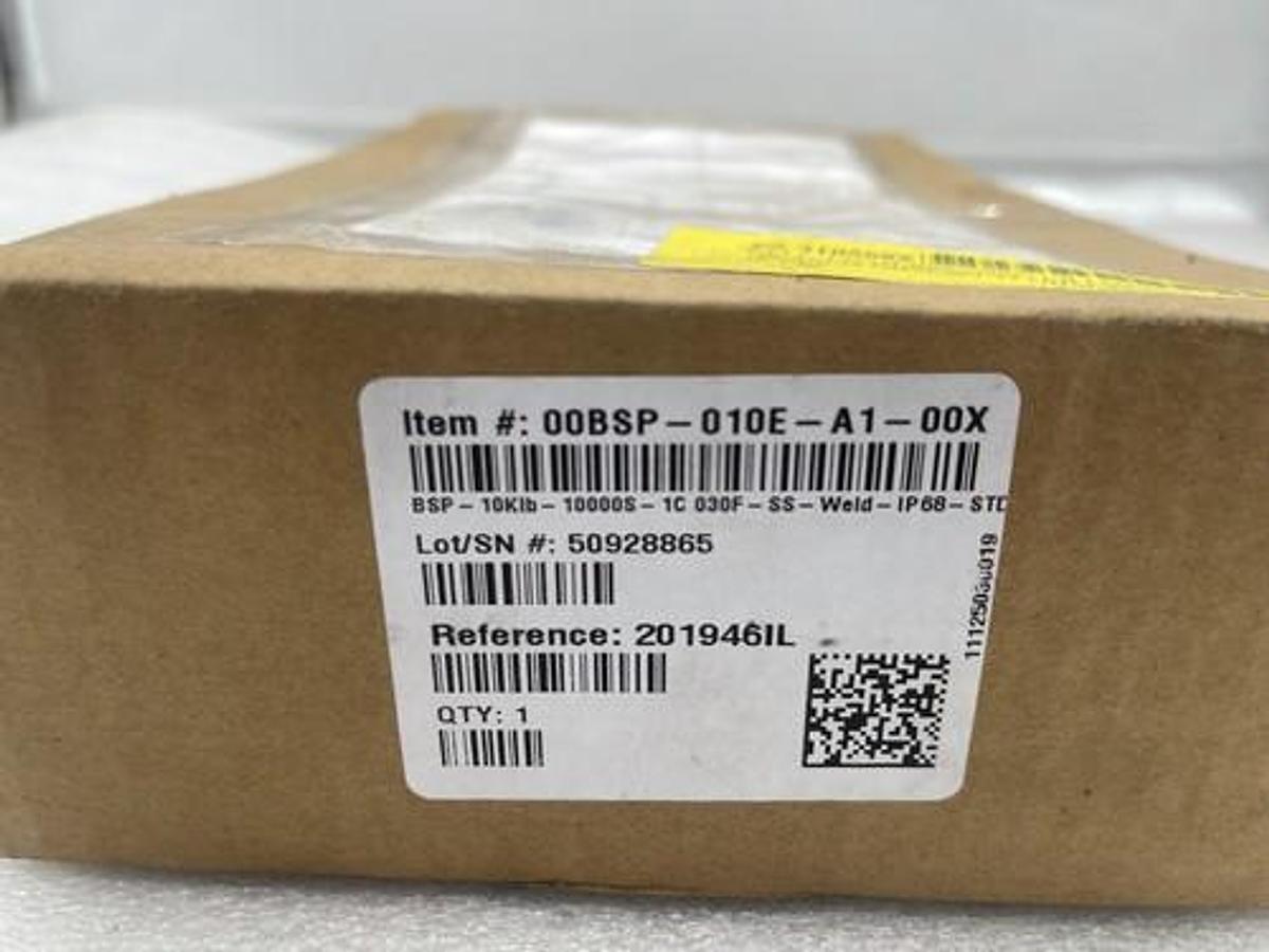 New Vishay BSP-100-B10-30P5 Revere Transducer Load Cell 10,000 Pounds Stock 3838