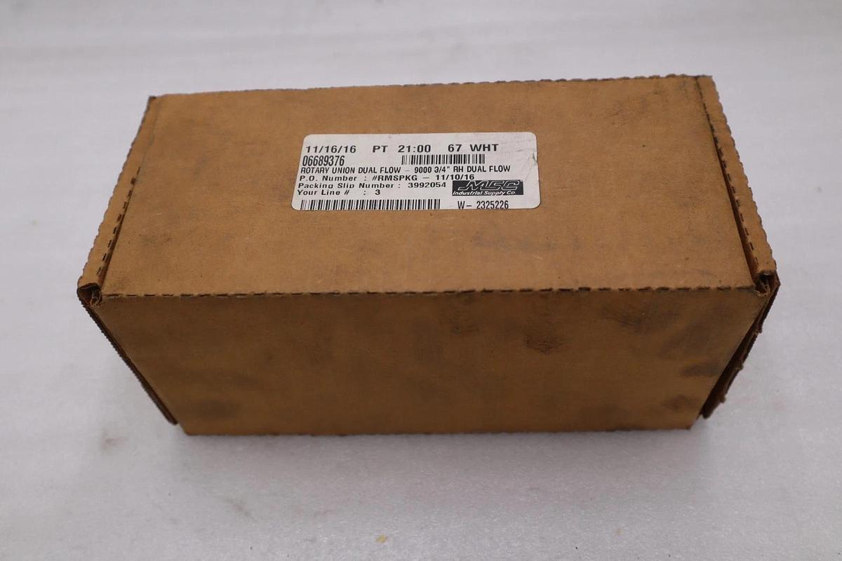 Used Duff Norton 730333C Rotary Union RH Thread 3/4" NPT 9000 Series - STOCK GF624A