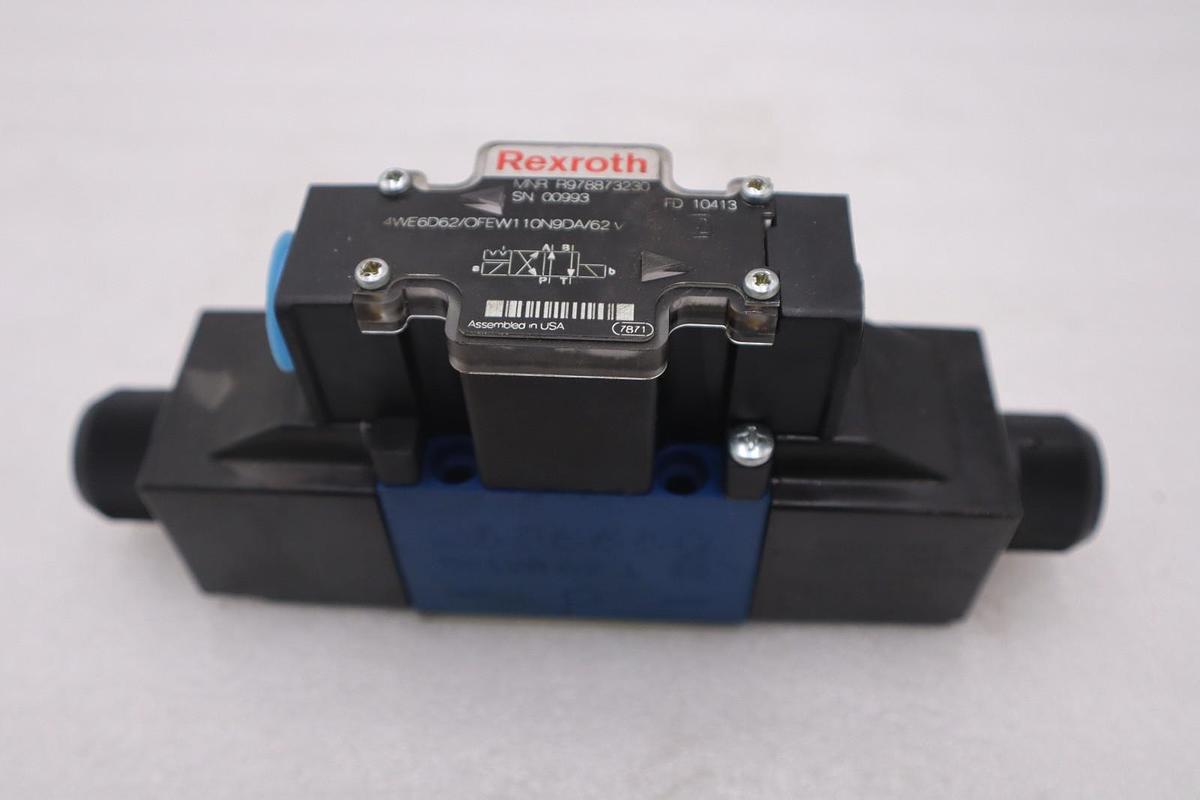 Used BOSCH REXROTH R978873230 VALVE 4WE6D62/OFEW110N9DA/62 NEW STOCK GF-719A