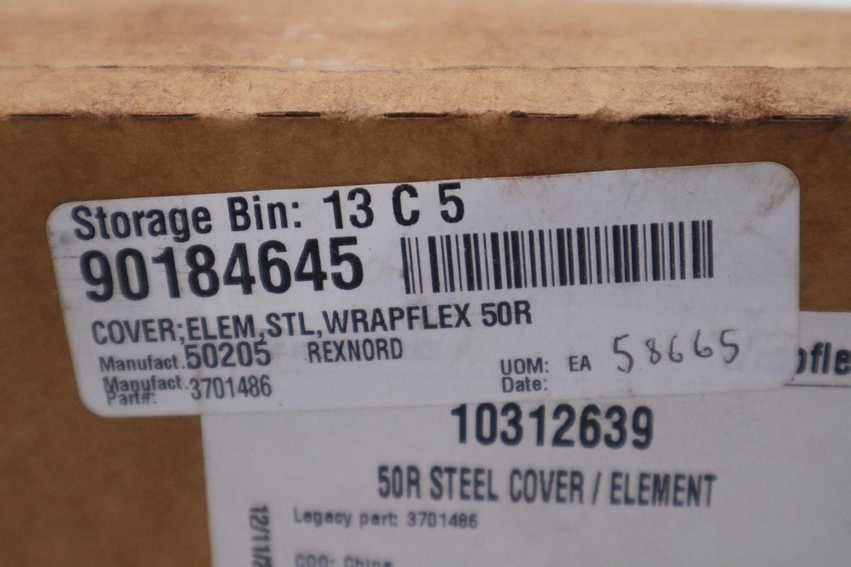 Rexnord 3701486 Wrapflex 50R Steel Cover And Element Assembly - STOCK GF1327