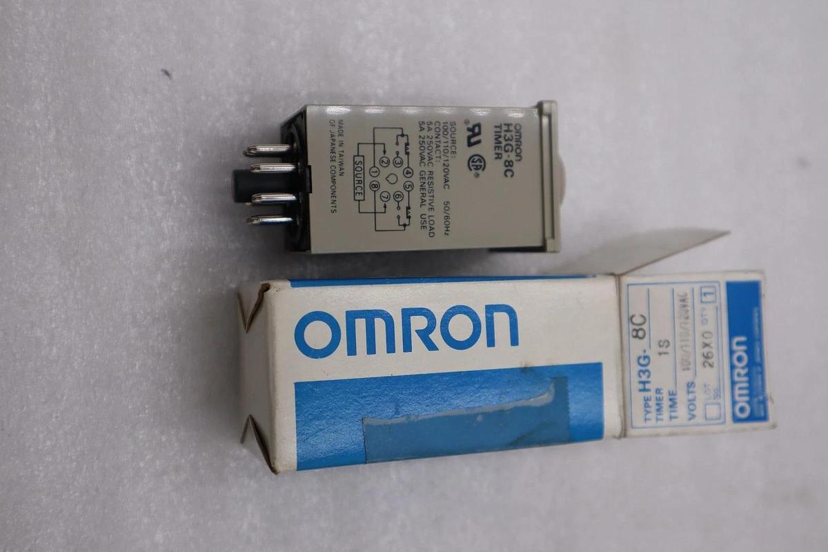 Used NEW OPEN BOX Omron H3G-8C Mini Timer STOCK H1134A