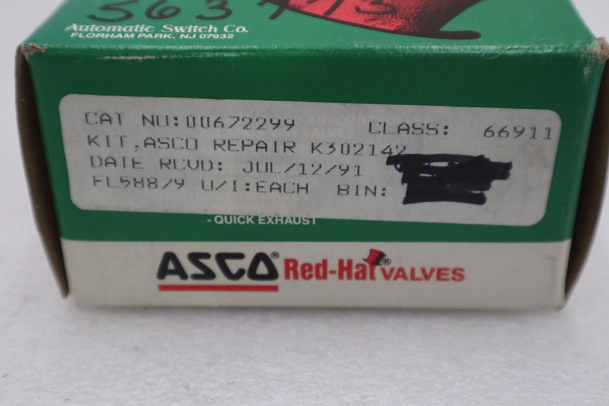 NEW Asco Red Hat 302142 Rebuild Kit STOCK G823A