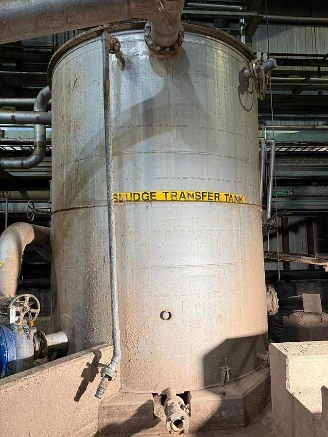 Used 7,600 GALLON 10' DIAMETER X 13' TALL L316 STAINLESS STEEL TANK