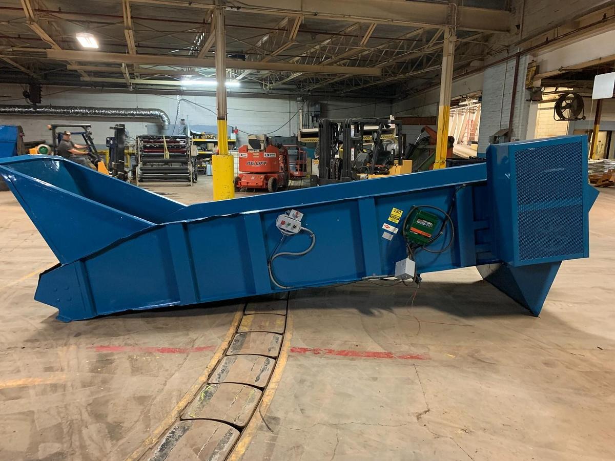 Used EXCEL EX-60 AUTOMATIC MANUAL TIE BALER WITH CONVEYOR VIDEO AVAILABLE