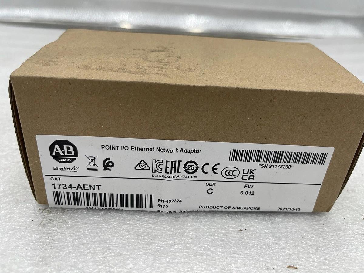 Used Surplus NEW  Allen Bradley 1734-AENT /C 2021 ENet/IP STOCK 3847