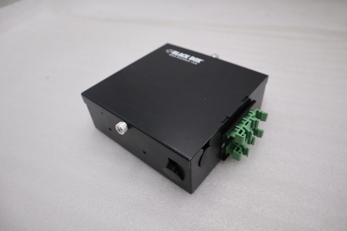 Used Black Box JPM398A JPM39 Series DIN Rail Mini Fiber Enclosure STOCK K-1117-A
