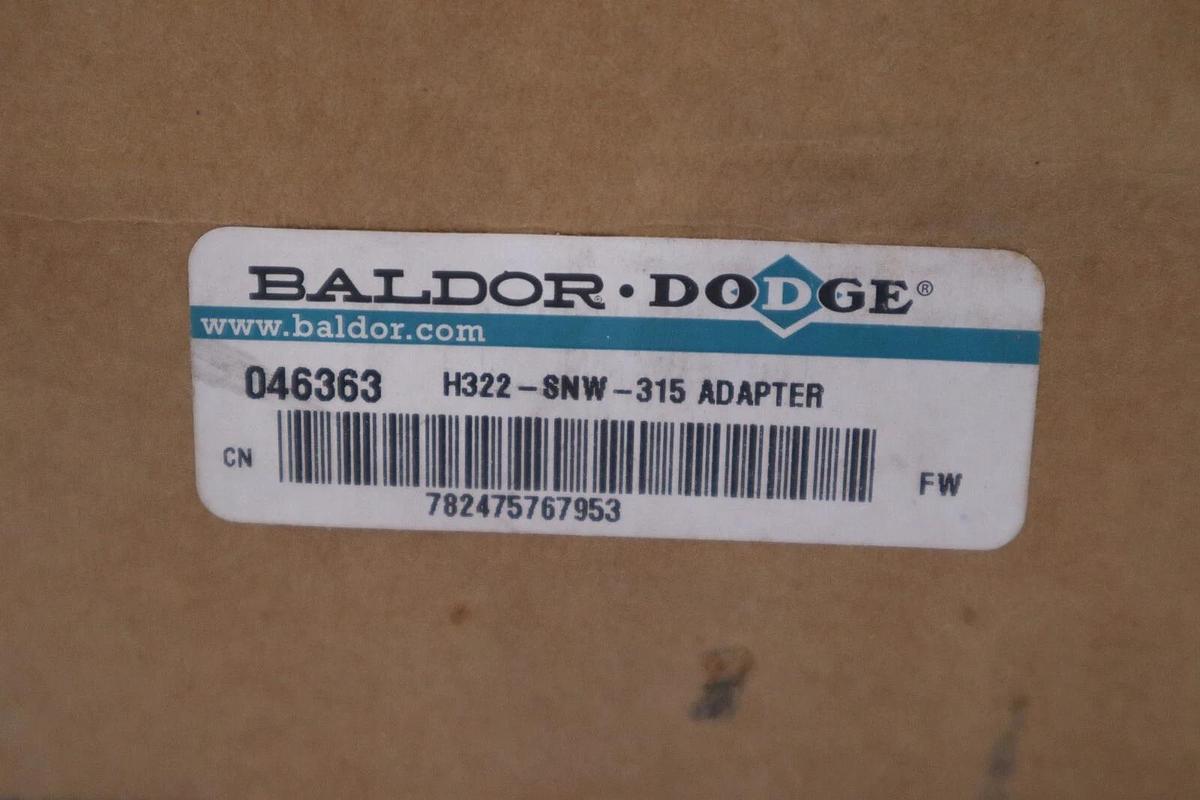 Used NEW DODGE 046363/ H322-SNW-315 BEARING ADAPTER 322 X 315 STOCK H199