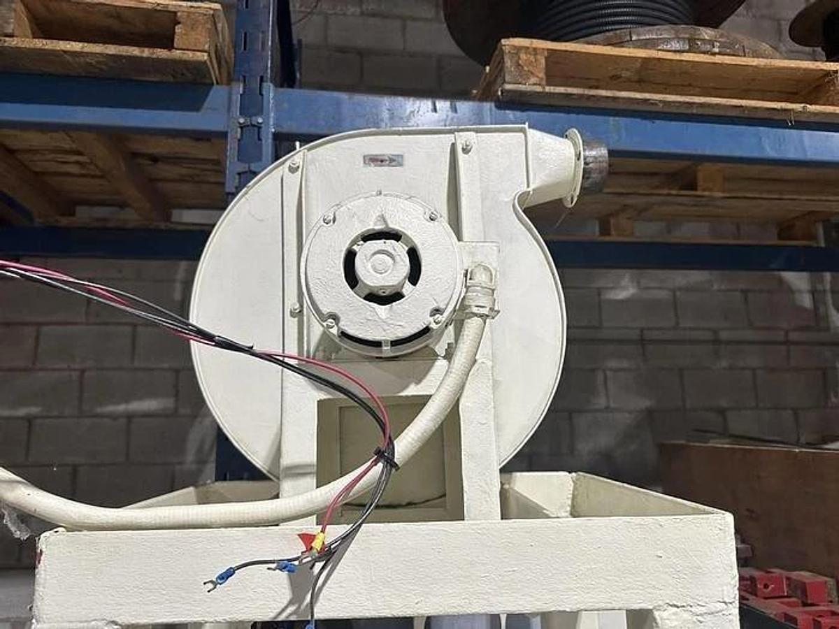 Used 30” VOORWOOD DUPLEX MODEL 30-24 SLITTER REWINDER WITH TRIM BLOWER