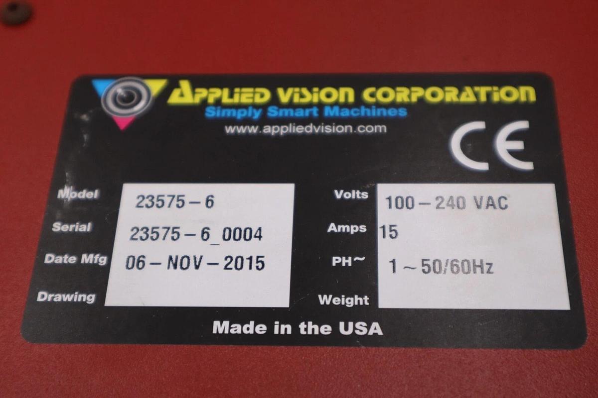 Used Applied Vision PN 23575-6 Genius MX Processor STOCK H1289