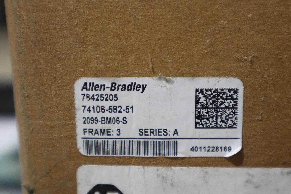 Used ALLEN BRADLEY 2099-BM06-S / 2099BM06S NEW IN BOX KINETIX 7000 SERVO DRIVE #S-415