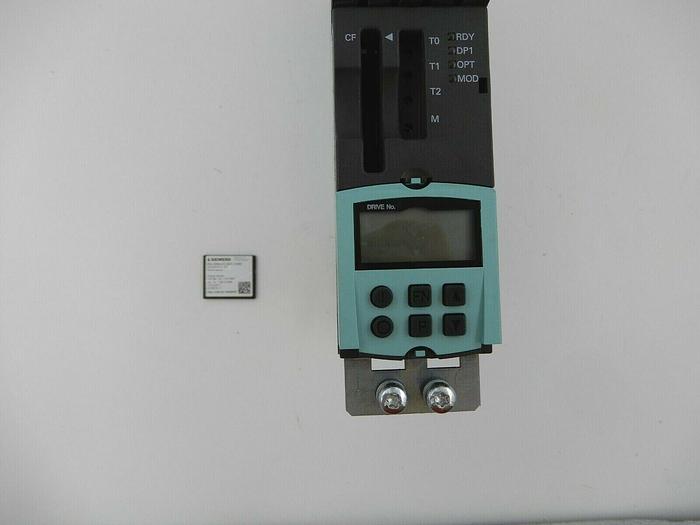 Used SIEMENS SINAMICS 6SL30400MA000AA1 CONTROL UNIT CU320 VER: G W/ CF CARD STOCK 696