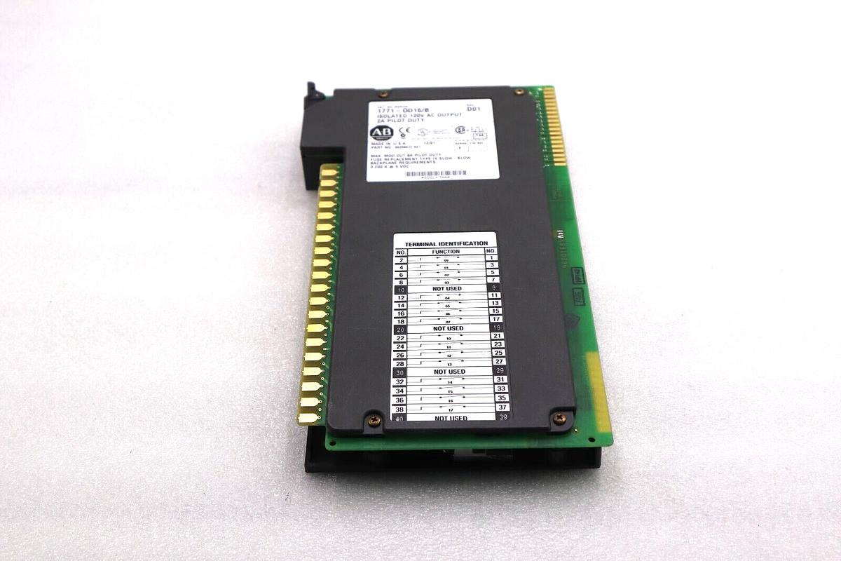 Used ALLEN BRADLEY 1771-0D16 SER B ISOLATED 120V AC OUTPUT #L-519