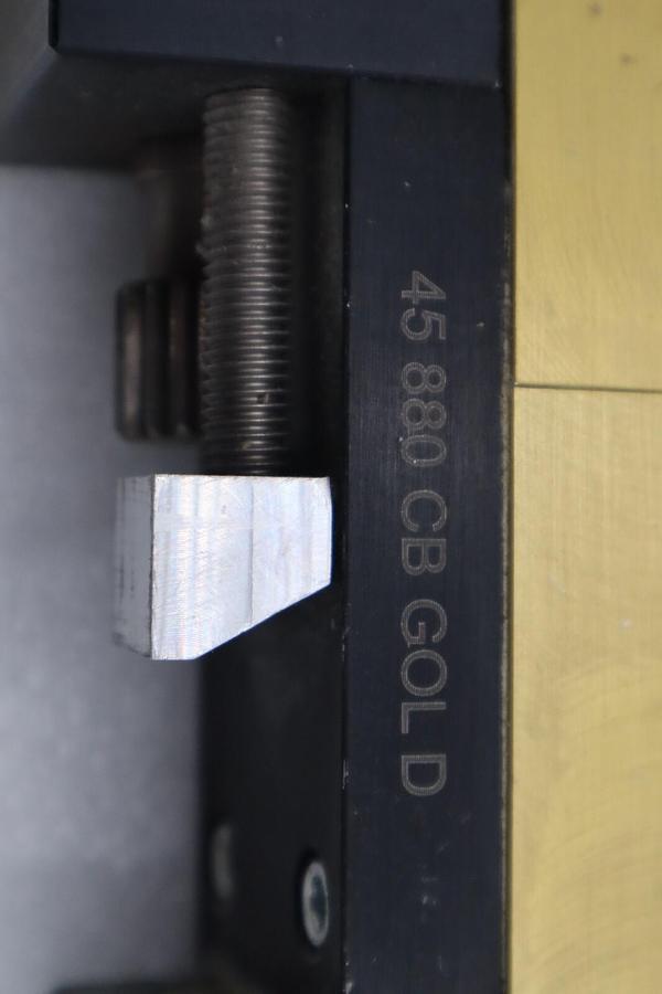 Used Mario Cotta 45 880 CB Gold Pneumatic Shear Knife Holder STOCK S-131-A