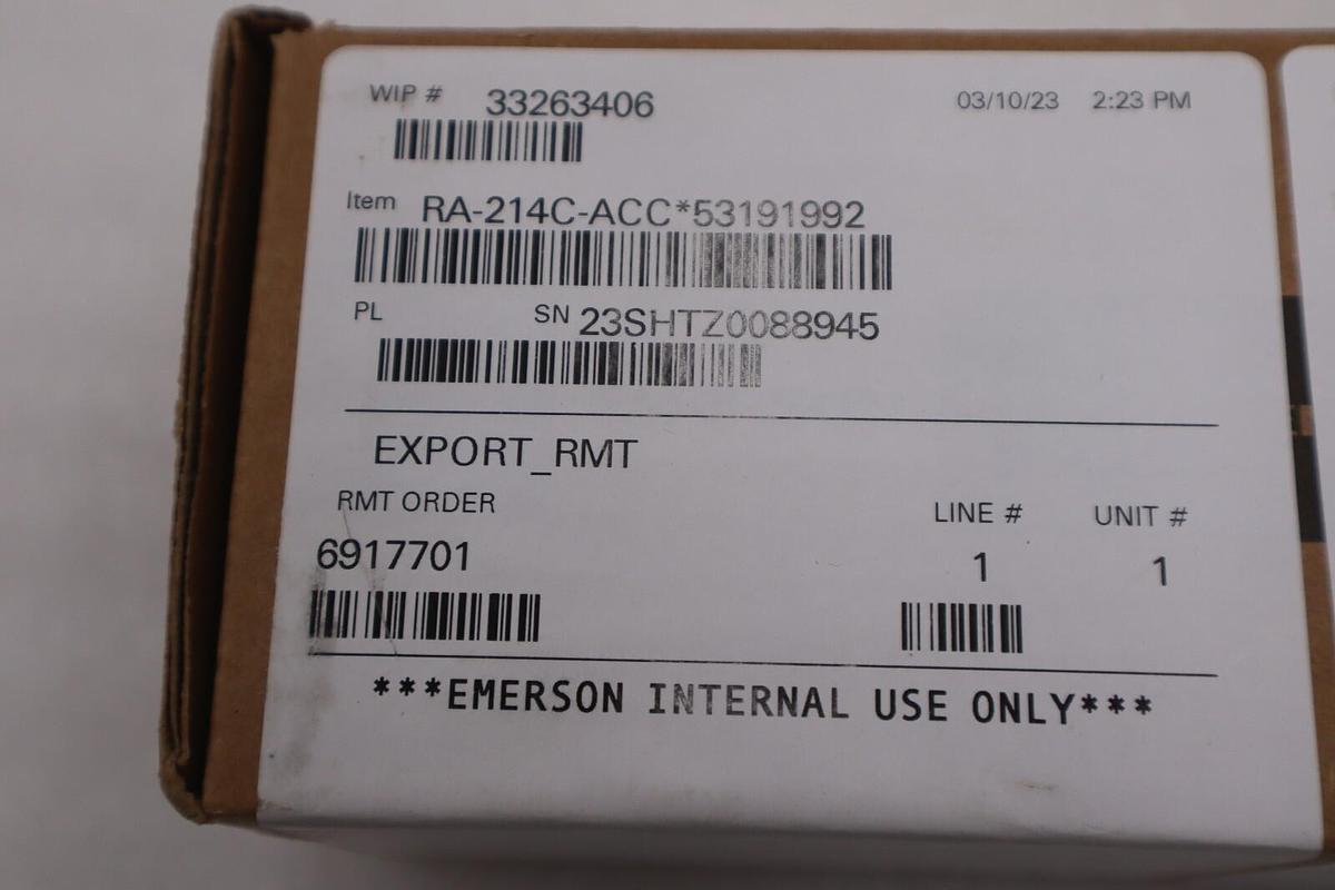 Used ROSEMOUNT 214C SENSOR 214CRWSMB1S4E0092SLE5 STOCK #G-134A