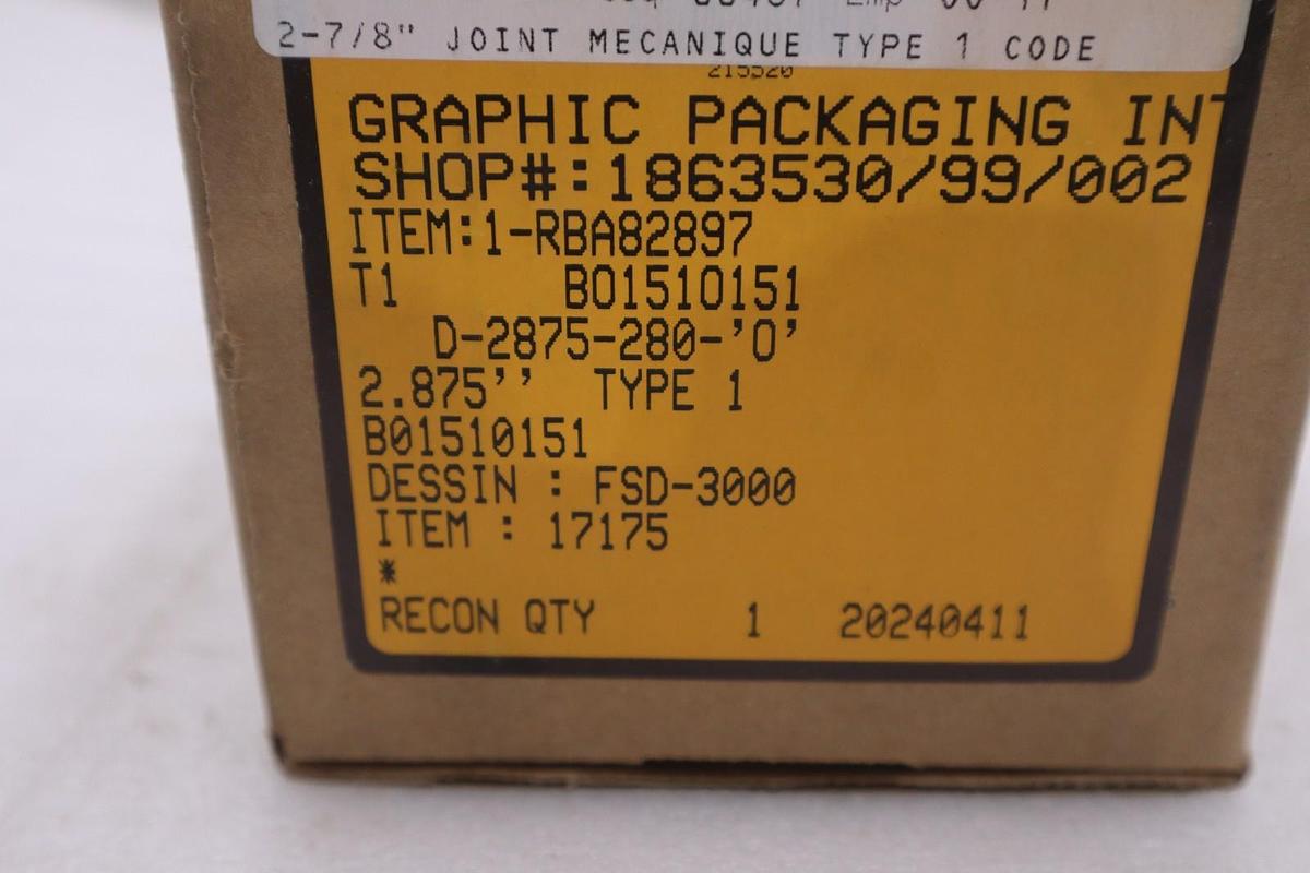 John Crane FSD3000 Spring Seal Assembly 2.875" NEW IN BOX STOCK GF-941