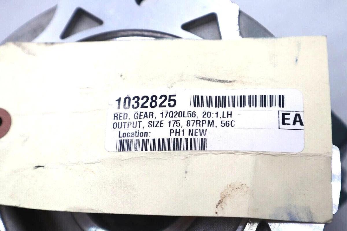 Used TIGEAR 2 17Q20L56 GEAR REDUCER 20:1 1750 RPM #S-162