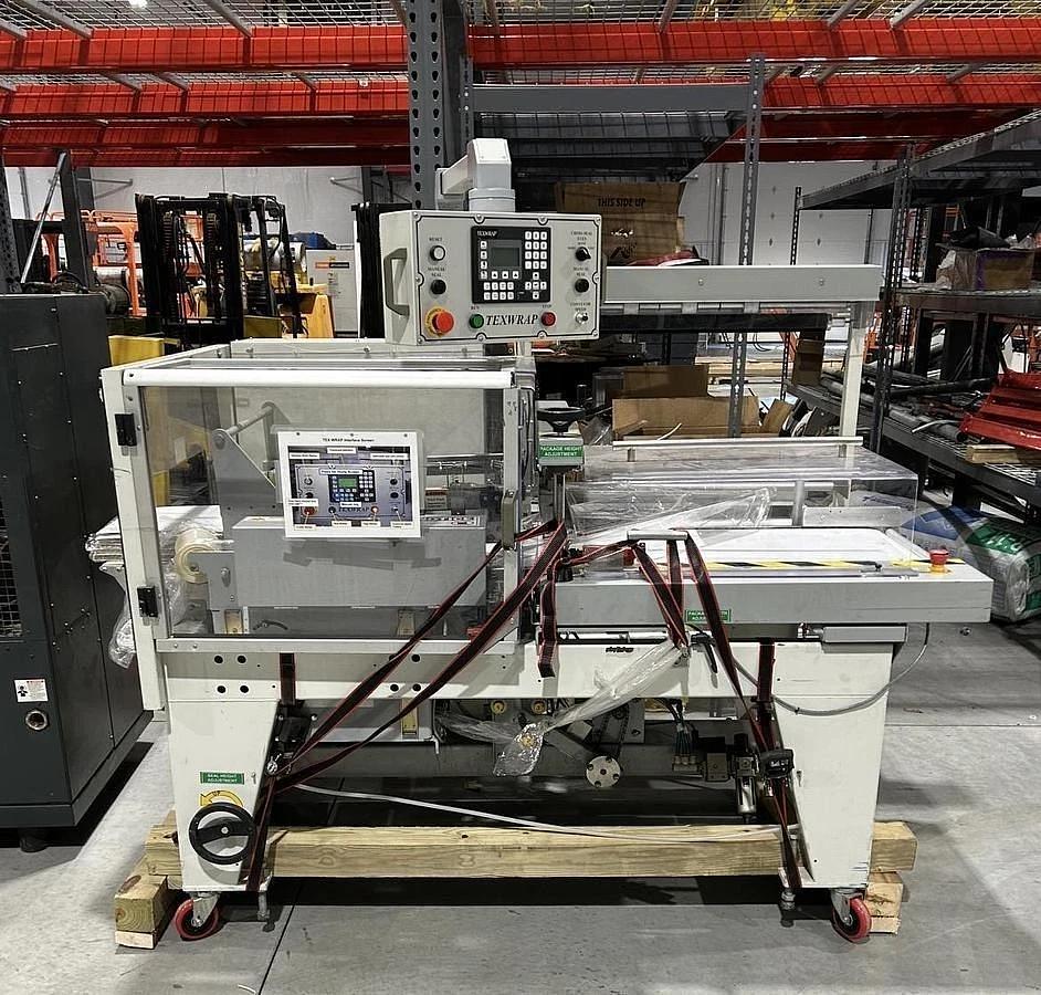 Used TEXWRAP MODEL 2219 SHRINK WRAP SYSTEM WITH VIDEO