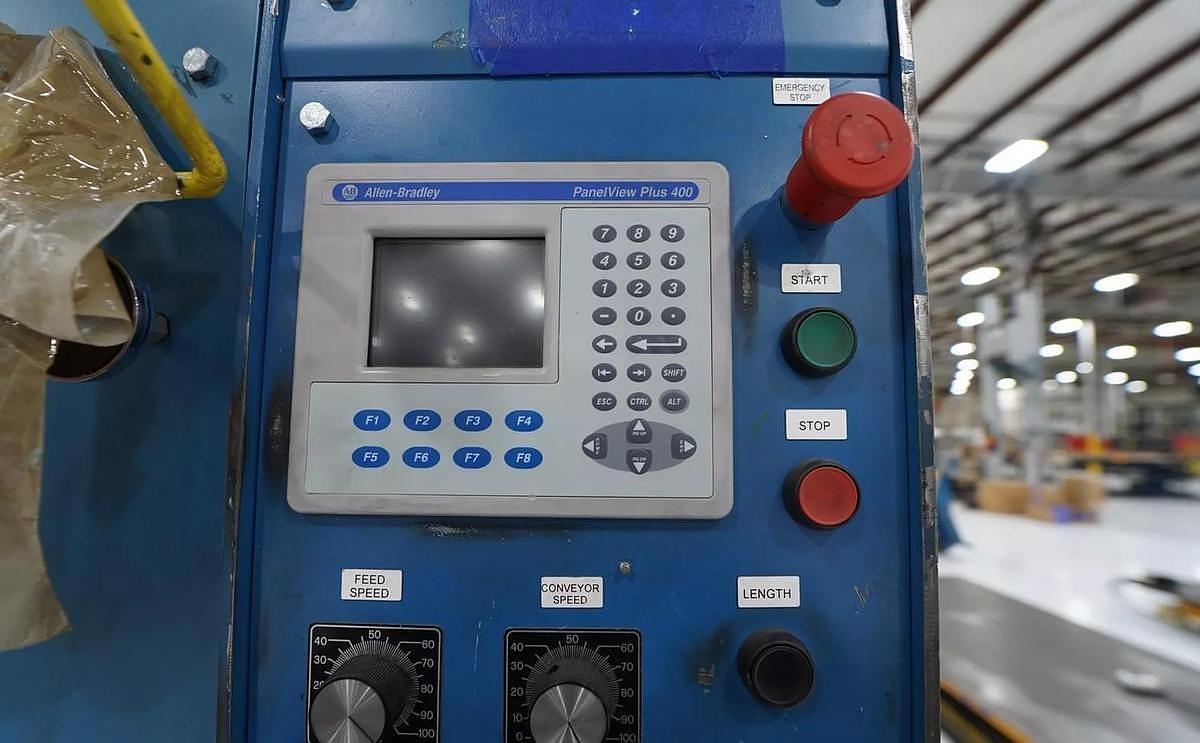Used 84" HEAVY DUTY ROSENTHAL SHEETER MODEL HXBZ5AAACPLC - MANUFACTURED 2015
