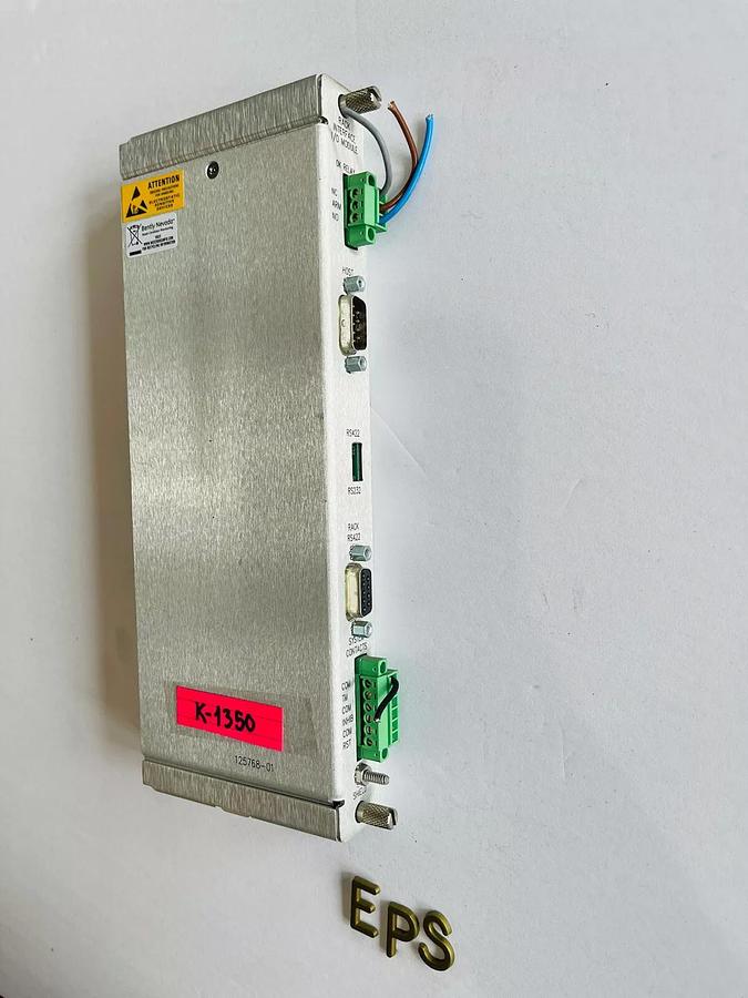 Used BENTLY NEVADA 125768-01 RIM I/O Module with RS232/RS422 Interface #K-1350