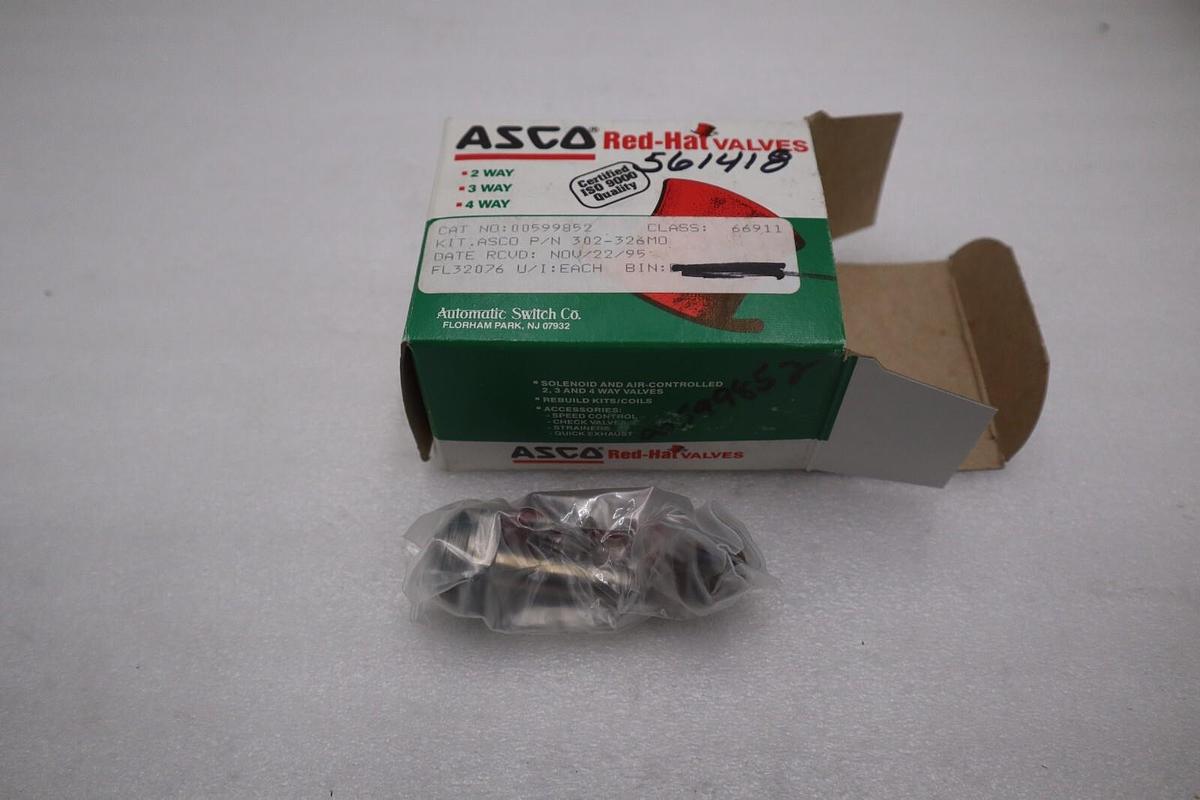 Used NEW ASCO 302326-MO/ 302-326MO REBUILD KIT 8210 AC VALVE PART STOCK G821A