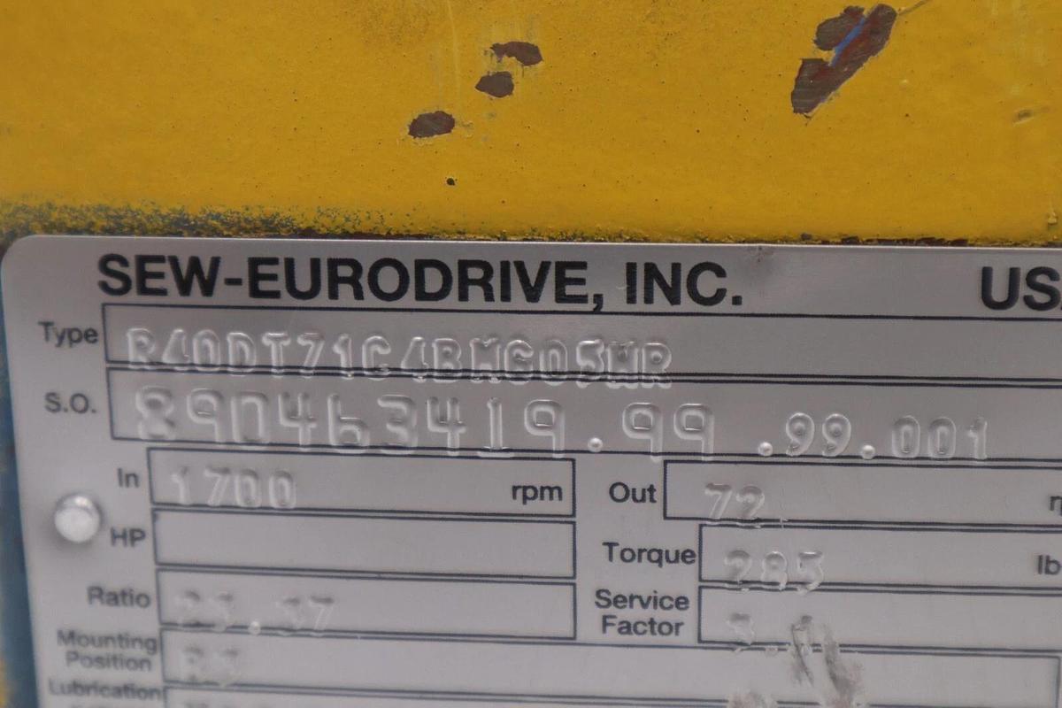 Used SEW EURODRIVE DFT17C4BM605HR MOTOR #M-41