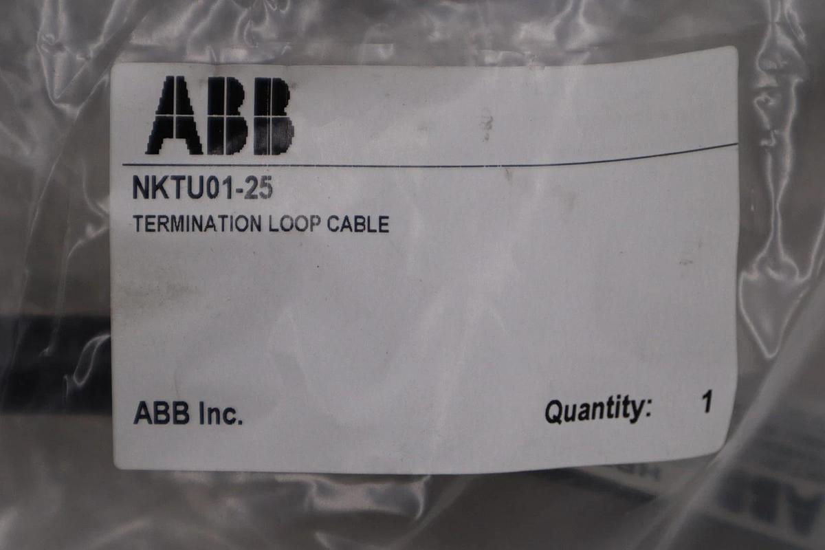 Used NEW ABB ASEA BROWN BOVERI NKTU01-25 / NKTU0125 CABLE STOCK 1858CC