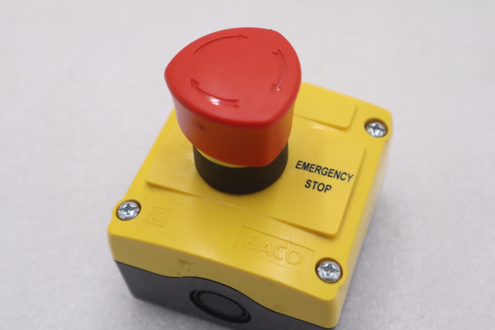 Used BACO CONTROLS LBX17302 / LBX17302 NEW EMERGENCY STOP BUTTON STOCK K-3482