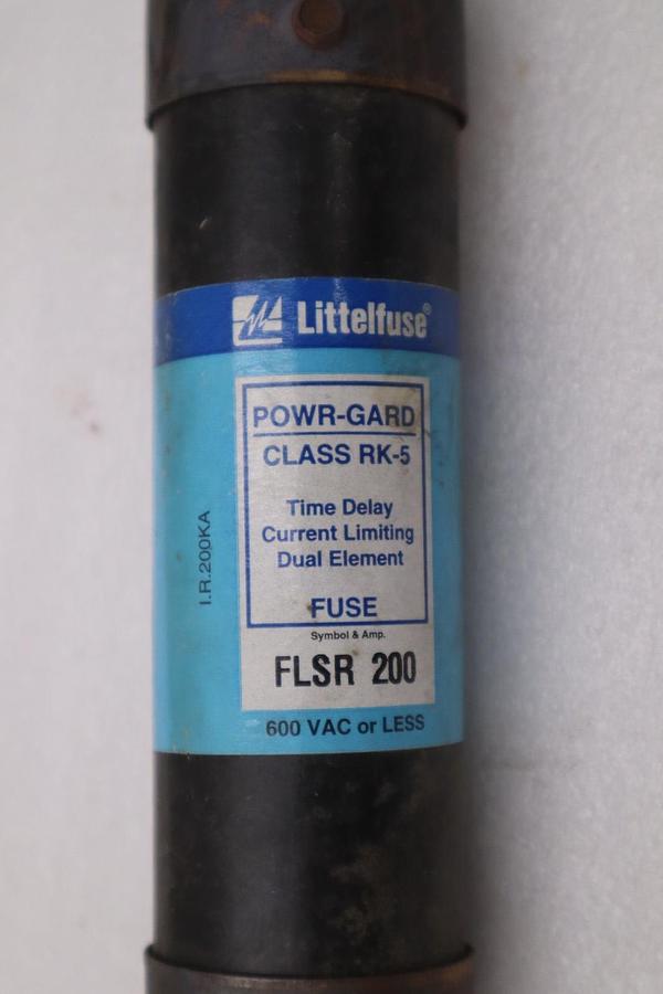 Used LOT OF 2 - LITTELFUSE FLSR 200 TIME DELAY CURRENT LIMITING FUSE - STOCK H-1688A