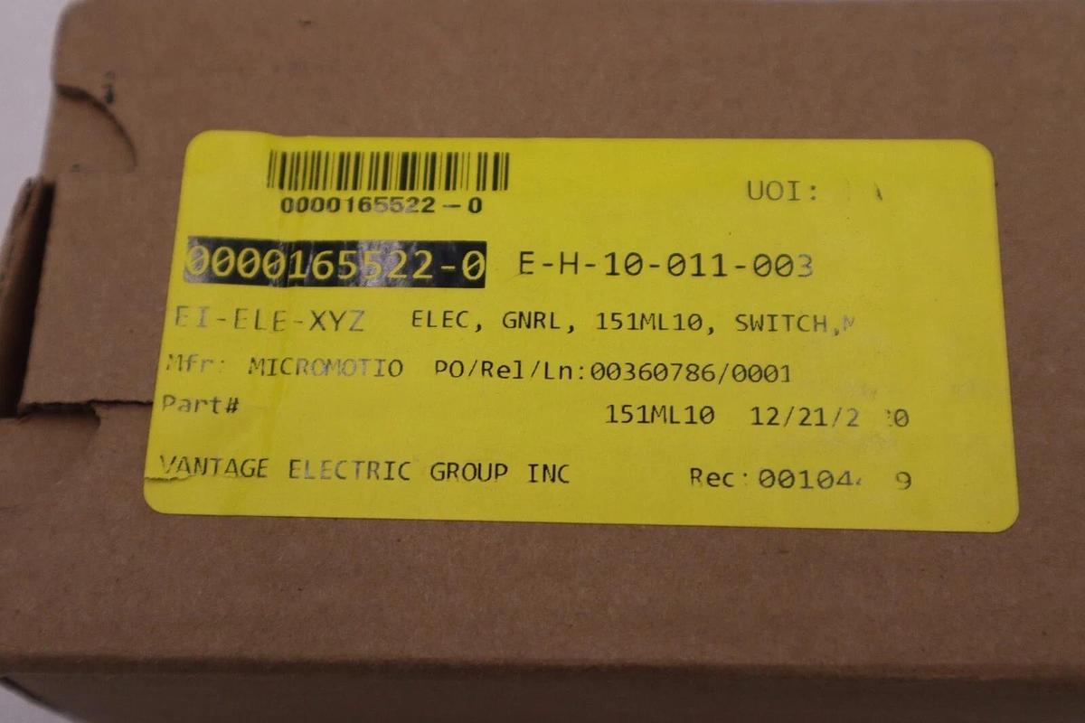 Honeywell Limit Switch 151ML10 Side Rotary w/Rod NEW UNIT STOCK G14A