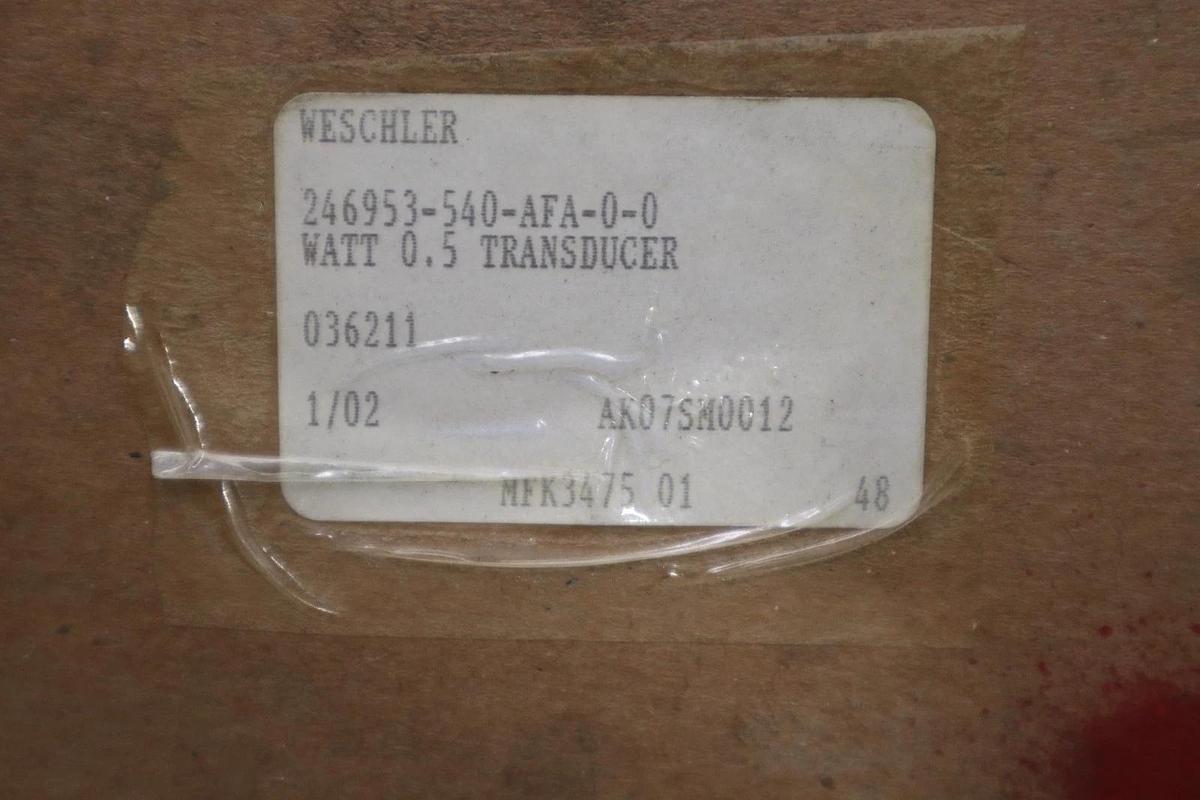 Used YOKOGAWA 246953-540-AFA-0-0 / 246953540AFA00 - NEW IN BOX - STOCK 1388CC