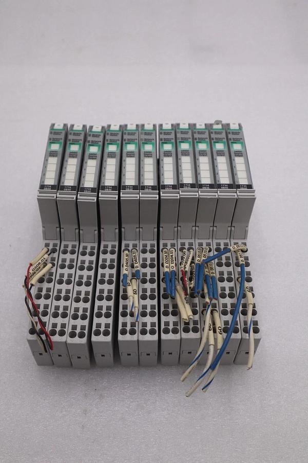 Used Allen-Bradley 1734-0B4E Ser C LOT OF 11 STOCK 1194