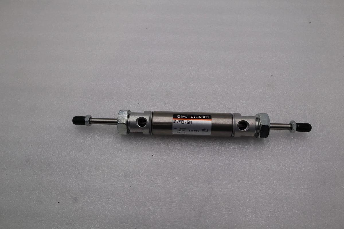Used SMC NCMW0880-200 AIR CYLINDER SERIES NCM STOCK L-357-C